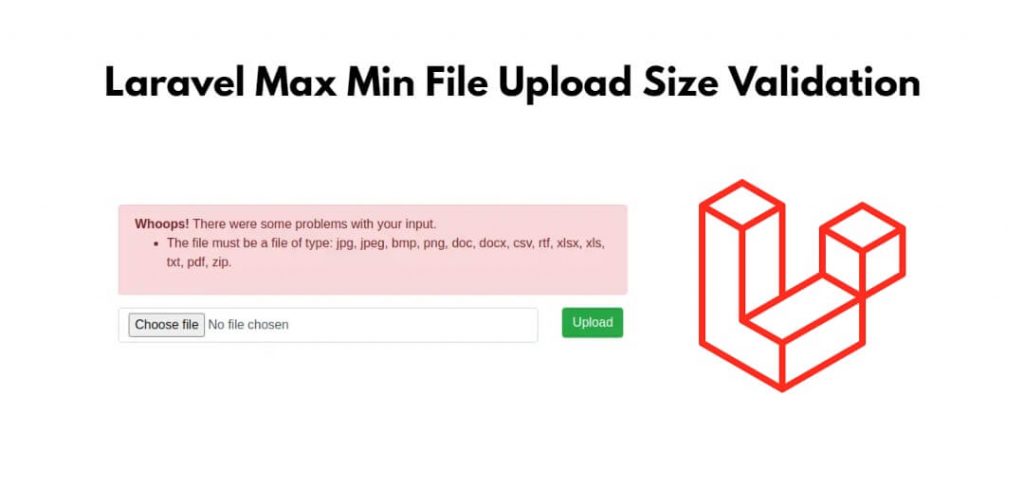 Laravel 10|9|8 File Max Min Size Validation Tutorial