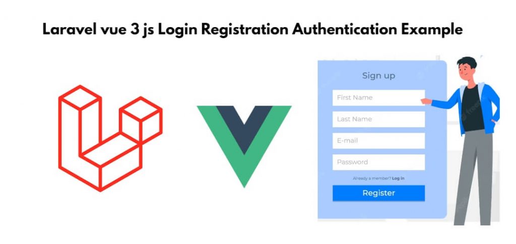 Laravel 10 vue 3 js Login Registration Authentication Example
