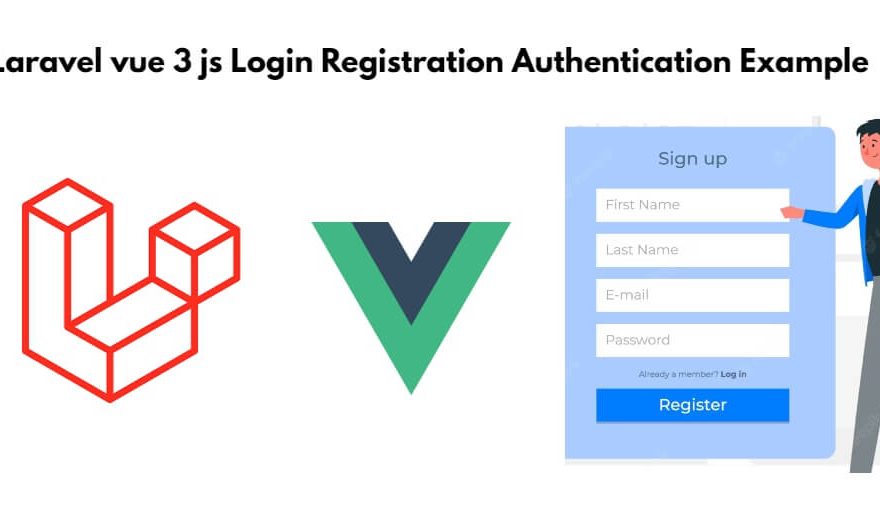 Laravel 10 vue 3 js Login Registration Authentication Example