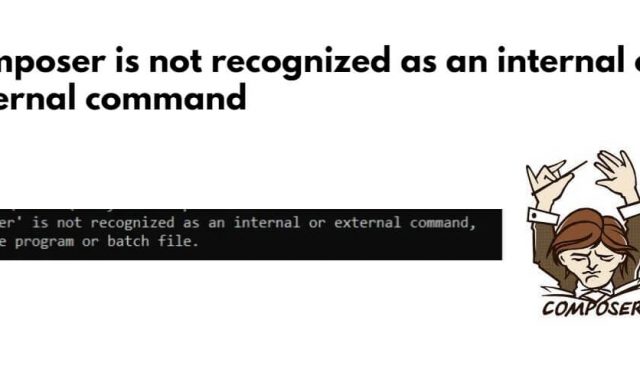 Composer is not recognized as an internal or external command