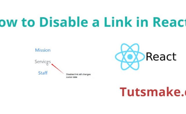 How to Disable a Link in React