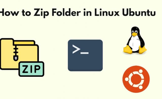 How to Zip Folder in Linux Ubuntu