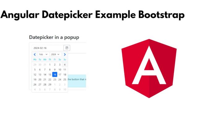 Angular 17 Datepicker Example Bootstrap