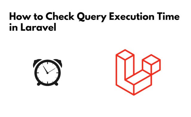 How to Check Query Execution Time in Laravel