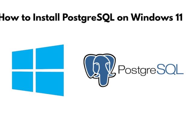 How to Install PostgreSQL on Windows 11