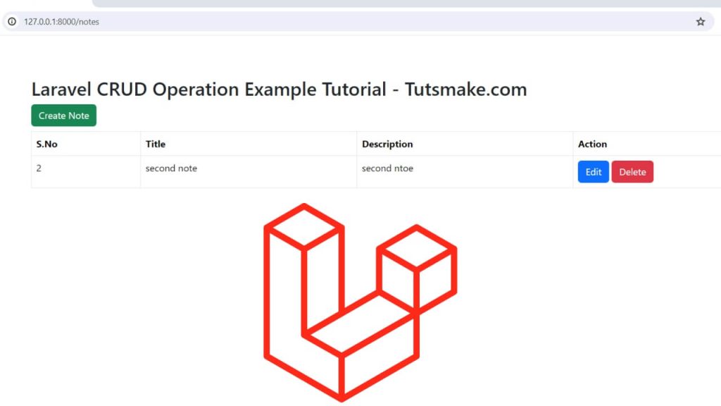 Laravel 11 CRUD Operation Application Example Tutorial