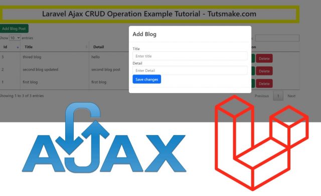 Laravel 11 Ajax CRUD Example Tutorial